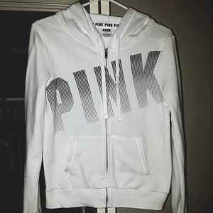 White PINK Victoria's Secret Sweatshirt